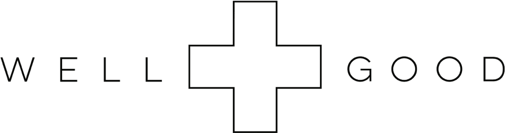 A cross is shown in black and white.