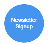 A blue circle with the words newsletter signup in it.