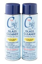 2 cans of glass cleaner