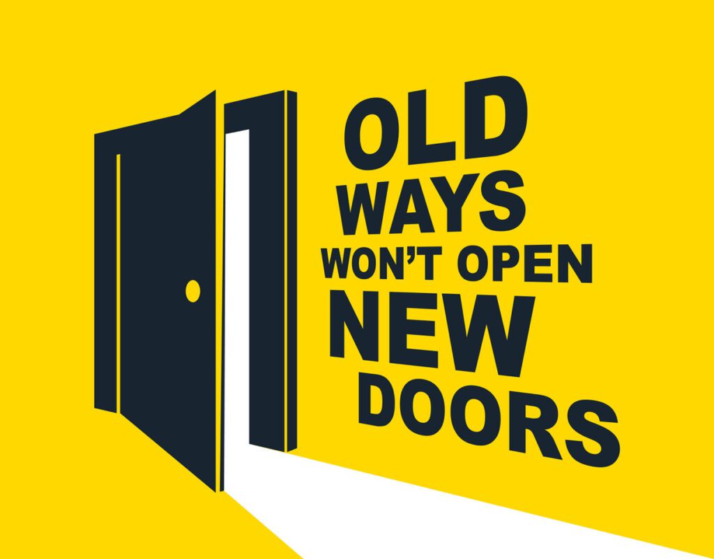 Commitment to old habits that don't work - Won't open new doors for habits that work better