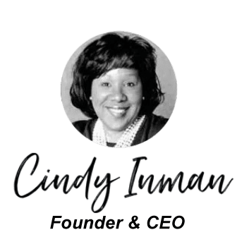 A picture of cindy inman, founder and ceo.