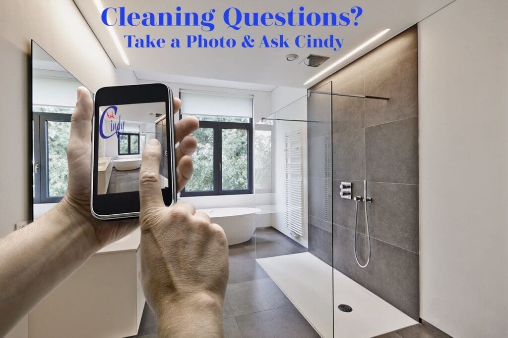 using a smartphone to take a picture of a kitchen, House Cleaning Questions blog image