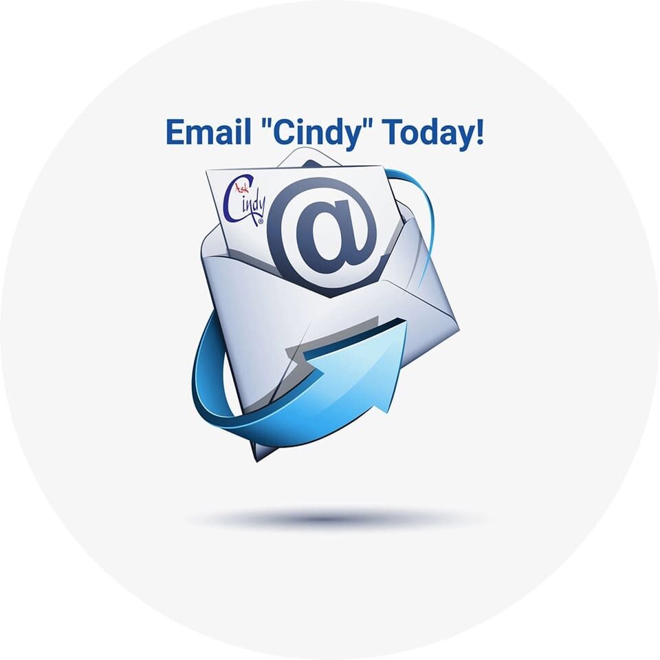 Email Cindy today with an at symbol.